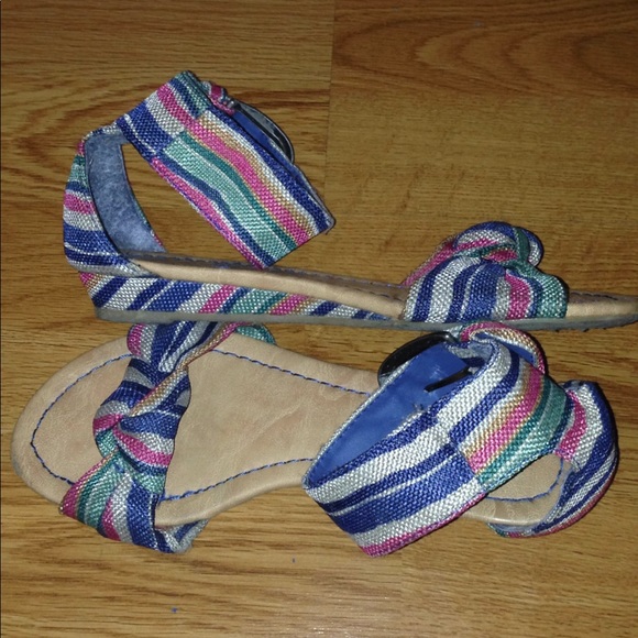 Rampage multicolor casual sandals size 6 - Picture 4 of 4